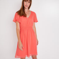 Robe fluide corail femme Grain de Malice