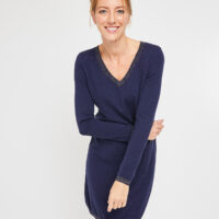 Robe pull marine femme Grain de Malice