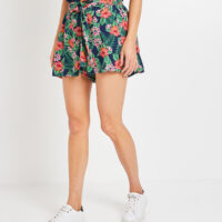 Short imprimé fleuri en viscose femme Grain de Malice