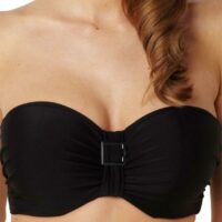 Soutien-gorge Bandeau Boucle Noir