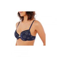 Soutien-gorge ampliforme push moulé Imprésario POMM'POIRE - Bleu