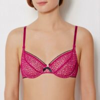 Soutien-gorge armatures en dentelle florale Kookai