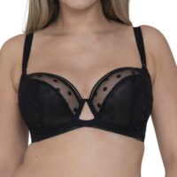 Soutien-gorge balconnet armatures noir