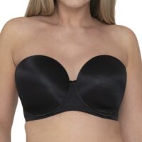 Soutien-gorge bandeau moulé armatures noir