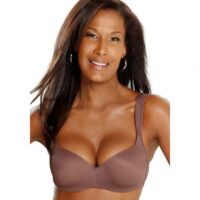 Soutien-gorge corbeille armatures invisibles en microfibre Nuance - Marron