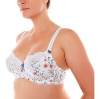 Soutien-gorge corbeille balconnet armatures - blanc