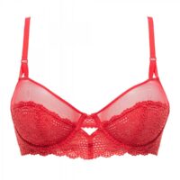 Soutien-gorge emboitant armatures - Rouge