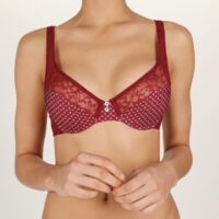 Soutien-gorge emboitant armatures Rouge Daniel Hechter