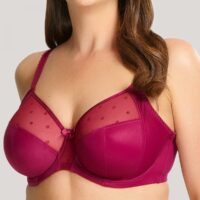 Soutien-gorge emboitant armatures Sculptresse CANDI cassis