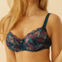 Soutien-gorge emboitant armatures bleu