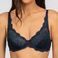 Soutien-gorge emboitant armatures bleu