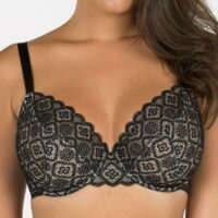 Soutien-gorge emboitant armatures noir