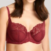 Soutien-gorge emboitant armatures rouge