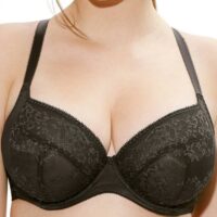 Soutien-gorge plongeant Sculptresse ROXIE black