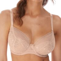 Soutien-gorge plongeant armatures beige