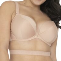 Soutien-gorge plongeant armatures multipositions beige