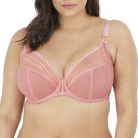 Soutien-gorge plongeant armatures rose