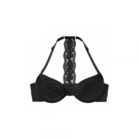 Soutien-gorge push up à armatures avec dentelle Buffalo - Noir