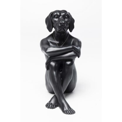 Statue Gangster Dog Noir CHARLOT