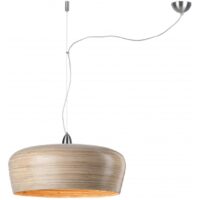 Suspension Ronde Beige en Bambou HANOI