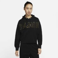 Sweat à capuche en tissu Fleece Paris Saint-Germain pour Femme - Noir Nike