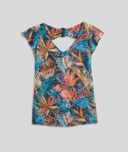 T-shirt imprimé coloré femme Grain de Malice