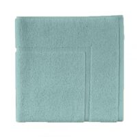 Tapis de bain coton  Aqua - Gris Plume