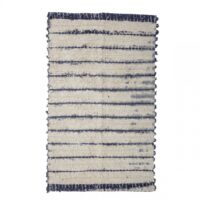 Tapis en Coton AXEL Bleu - Bloomingville