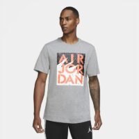 Tee-shirt Jordan Stencil pour Homme - Gris Nike