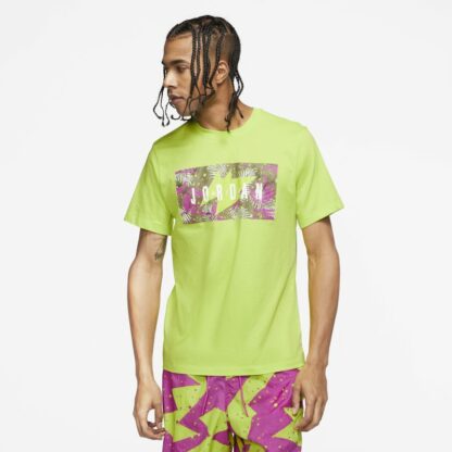 Tee-shirt à motif floral Jordan Poolside - Vert Nike