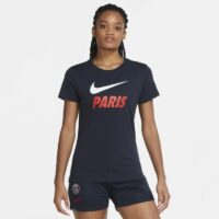 Tee-shirt de football Paris Saint-Germain pour Femme - Bleu Nike