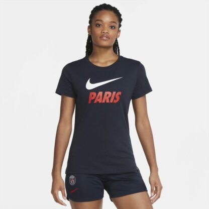 Tee-shirt de football Paris Saint-Germain pour Femme - Bleu Nike