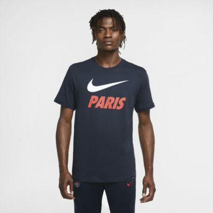 Tee-shirt de football Paris Saint-Germain pour Homme - Bleu Nike