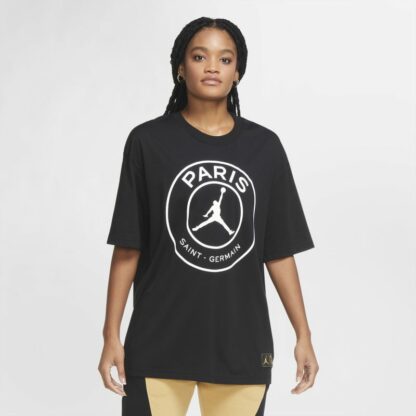 Tee-shirt oversize Paris Saint-Germain pour Femme - Noir Nike