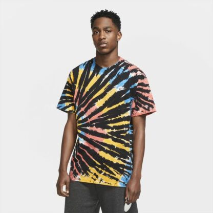 Tee-shirt tie-dye Nike Sportswear pour Homme - Noir Nike