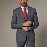 Veste ajustée homme tissu infroissable gris CYRILLUS