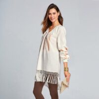 BLOUSE MANCHES LONGUE BOHEME F