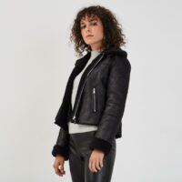 BLOUSON DROIT ESPRIT BIKER