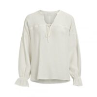 Blouse manches longues femme Vila - Blanc