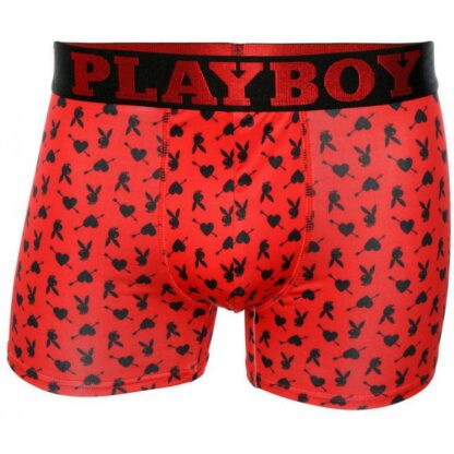 Boxer A Imprimés Décalés - Ceinture Elastique Siglée-Playboy Underwear