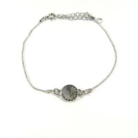 Bracelet Indicolite Emily BREMISINI - Bracelet Argent A925/00 Cristal Swarovski gris Indicolite