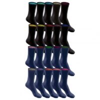 Coffret de 20 paires de chaussettes H.I.S - Noir