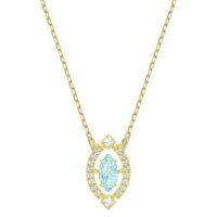 Collier et pendentif Swarovski 5497474 - Métal Doré Cristaux Étincelants Femme