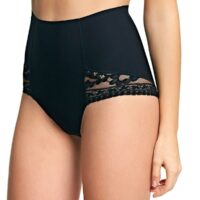 Culotte galbante noire-Wacoal