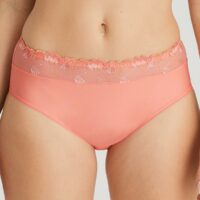 Culotte taille haute corail