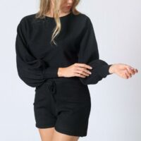 Ensemble homewear short et pull court