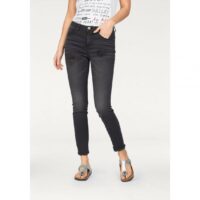 Jean skinny Femme effet destroy AJC - Noir