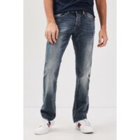 Jeans homme regular effet used