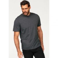 Lot de 2 t-shirts unis col rond manches courtes homme Man's World - Gris Anthracite - Bleu