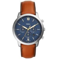 Montre Fossil FS5453 - Montre Cuir Brun Chronographe Fossil Montres